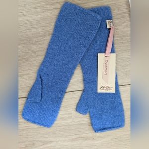 Cashmere arm warmer nwt blue knit